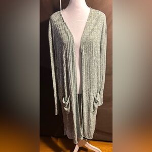 Woman’s long cardigan